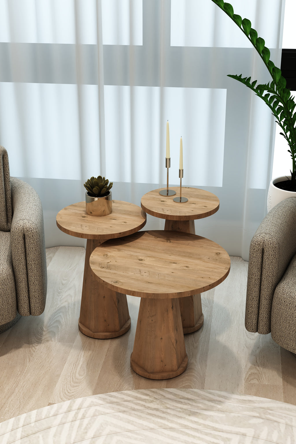 Siri Orta Sehpa Atlantik Çam