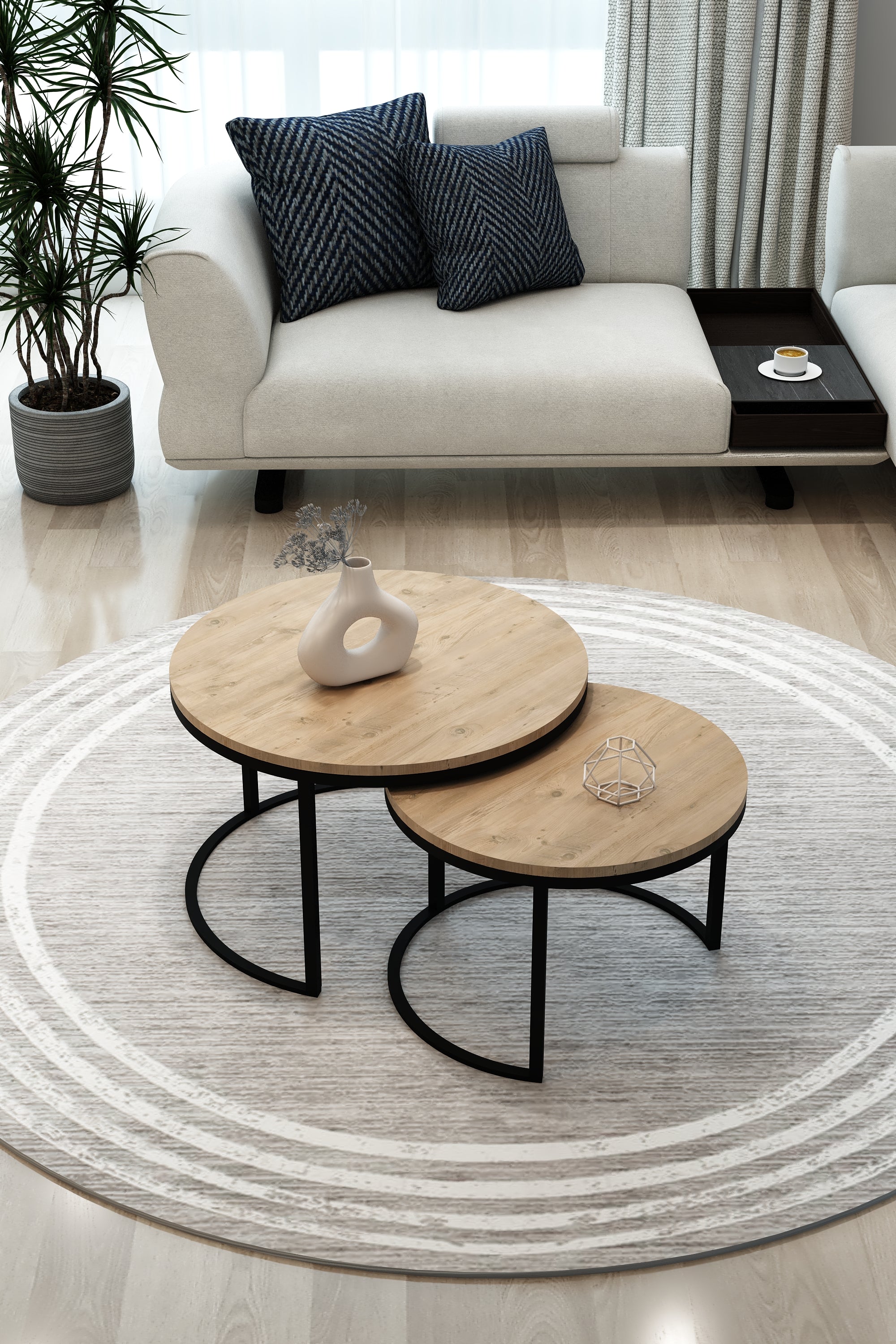 Vega Orta Sehpa Meşe