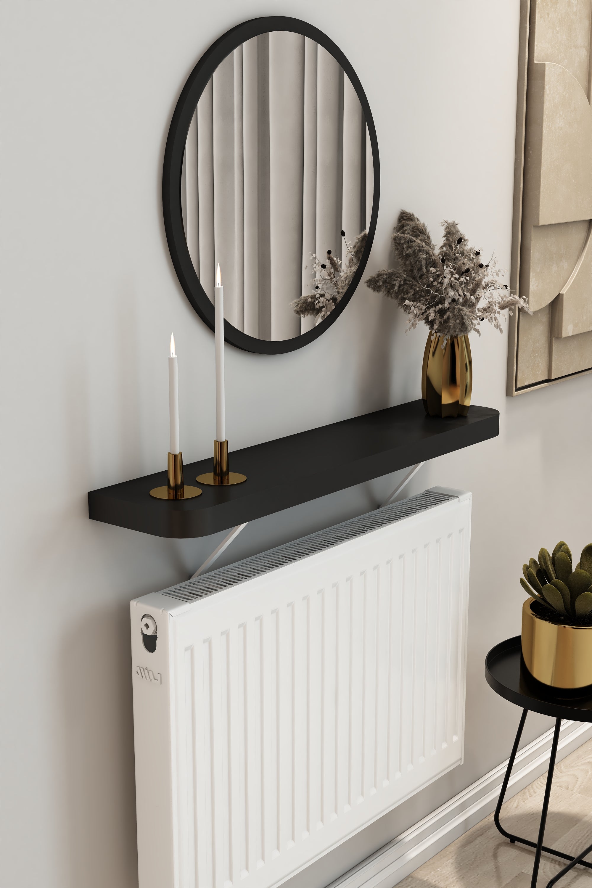 Petek Üzeri Dresuar Siyah Kalın