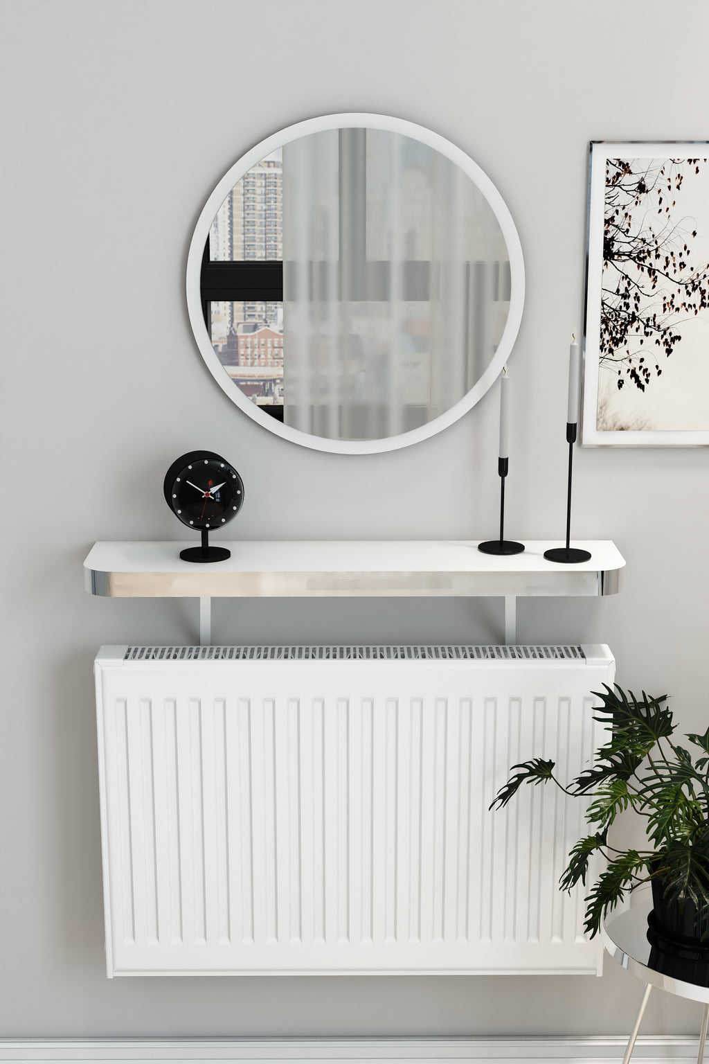 Petek Üzeri Dresuar Kalın gümüş beyaz